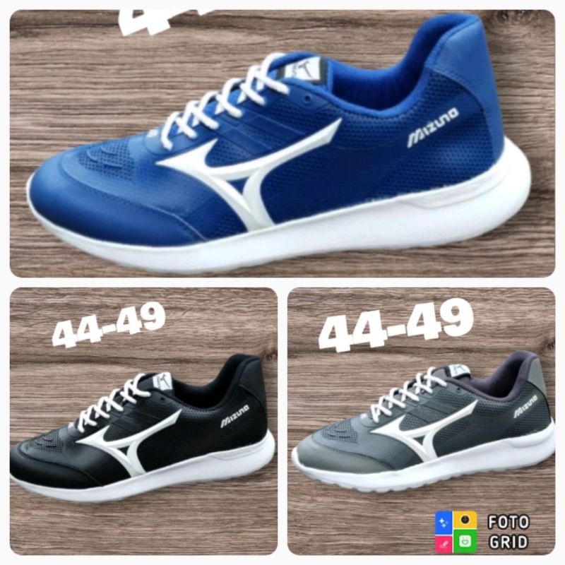Sepatu Sneakers Mizuno Jumbo Big Size 44-45-46-47-48-49 Olahraga