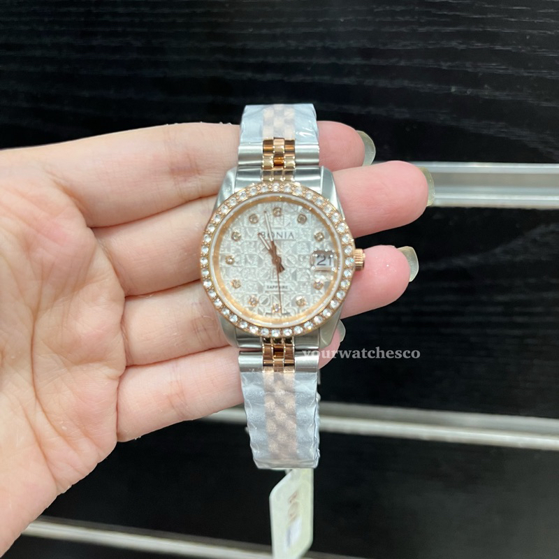 JAM TANGAN WANITA BONIA MONOGRAM BNB10550-3616S