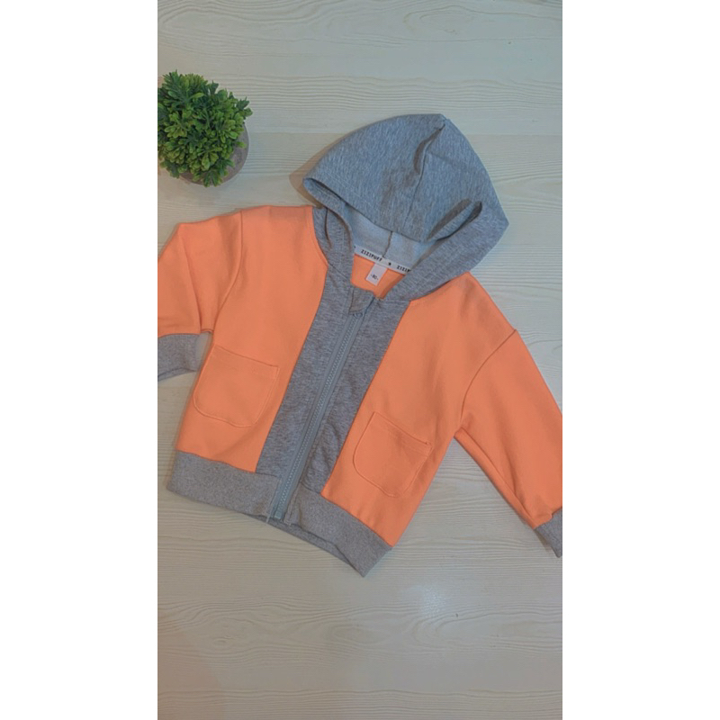 ATASAN JAKET ANAK COWOK ORANGE