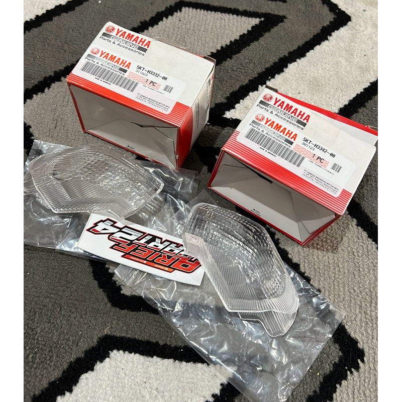 Kaca Mika Sein Reting Belakang Set Kanan Kiri Yamaha F1ZR FIZR F1Z FIZ R Original 5KT-H3332-00 5KT-H