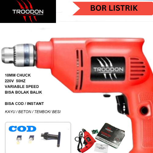 Mesin Bor Listrik Bor Tangan Bolak Balik Electric Drill