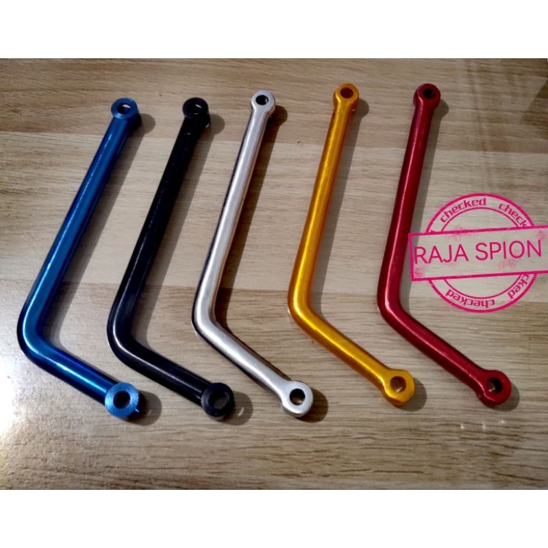 Pangkon knalpot model L/breket knalpot model L cnc warna