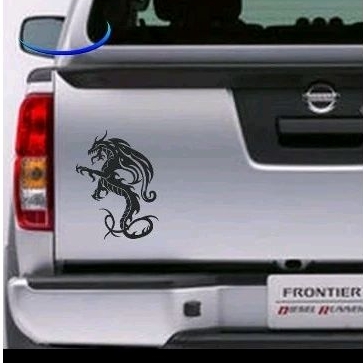STIKER MOBIL CUTTING STICKER DRAGON NAGA STIKER BAGASI BERKUALITAS AMAN UNTUK CAT MOBIL ANDA
