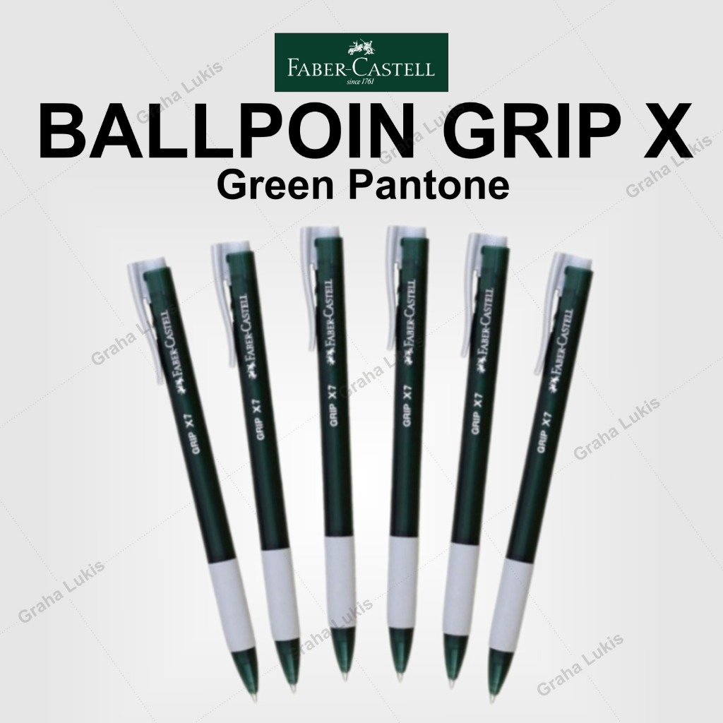 

Faber Castell Ballpoint Grip X7 Green Pantone