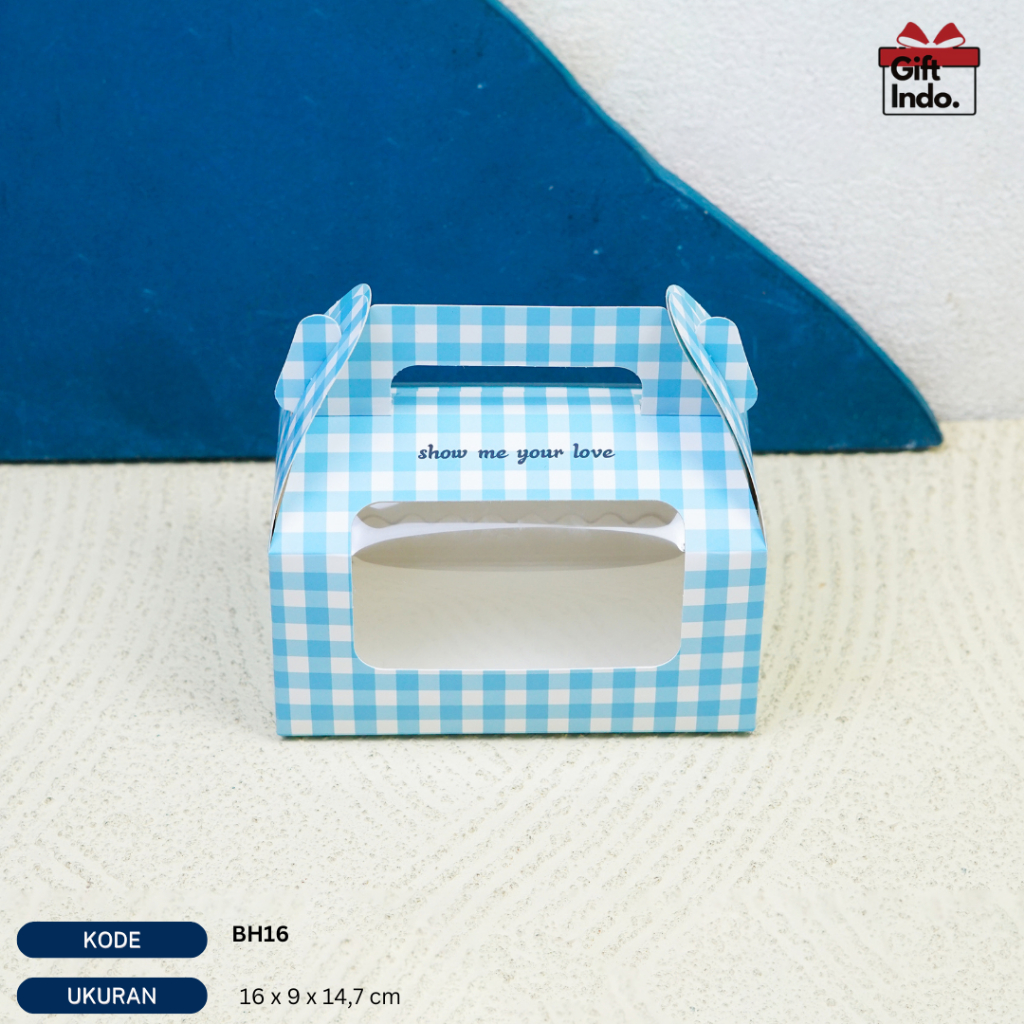 

Box Cupcake / Box Kue / Gable Box Roti / Kotak Kue Cupcake / Kotak Roti / Box Jinjing Kue | BH16