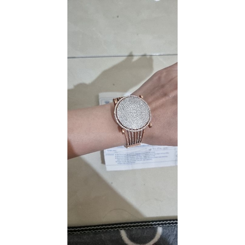 Gelang emas 18k asli kadar 75% cap kadar 750