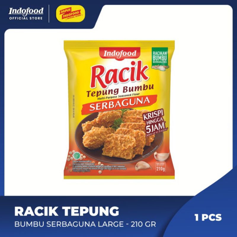 

racik tepung bumbu serbaguna 210g