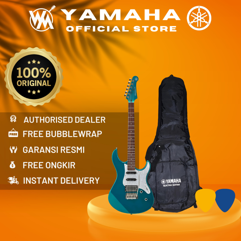 Yamaha Pacifica 612VIIX TEALGREENMETALLIC / 612VIIX-TGM / 612 VIIX TGM + SOFTCASE + 2PICK