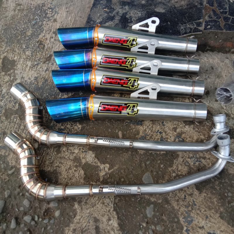 Knalpot Daeng 4 Jupiter z1 Vega zr Supra x 125 Blade Astrea Silincer DaengSai4