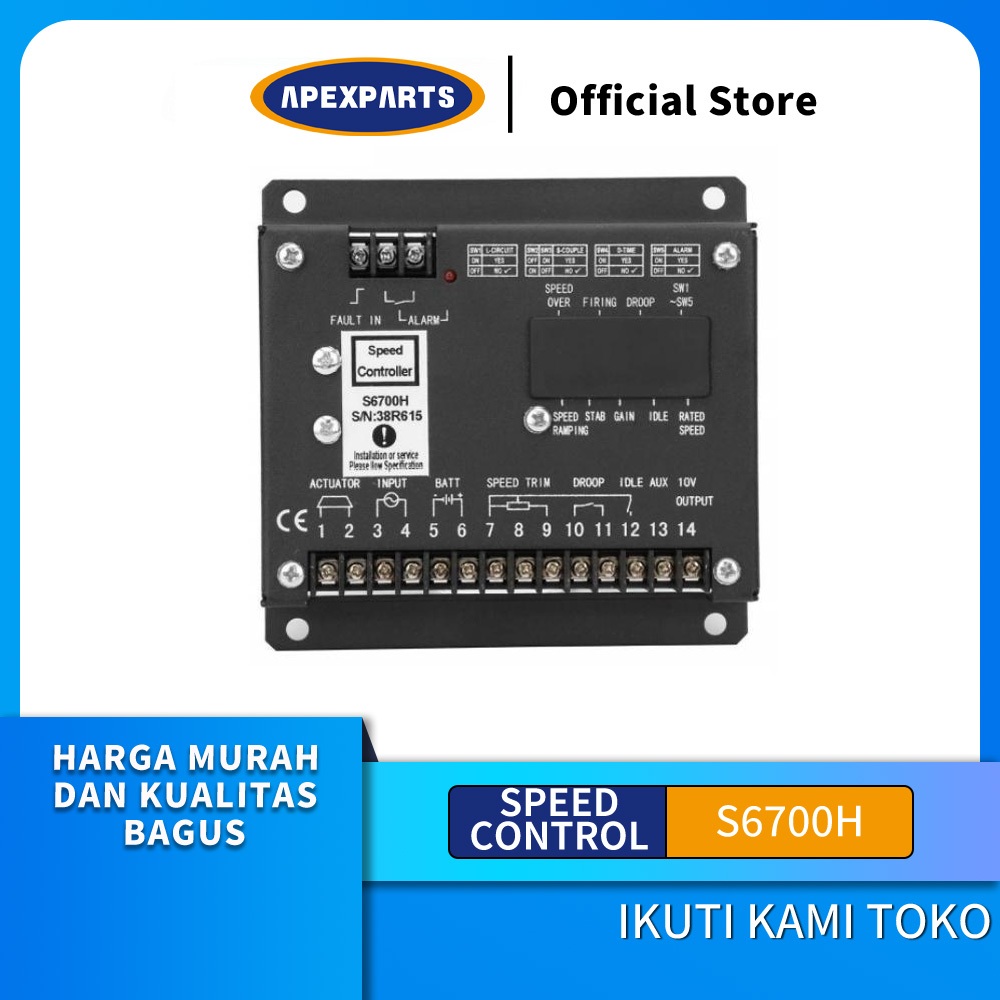 Engine Speed Control Governor Genset S6700H S 6700H Speed Controller s6700h OME