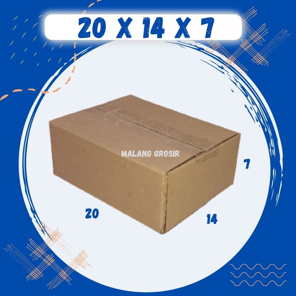 

Box Packing 20x14x7 Kardus A1 Karton Dus Kotak Kemasan Sparepart Jamu Madu Assesoris