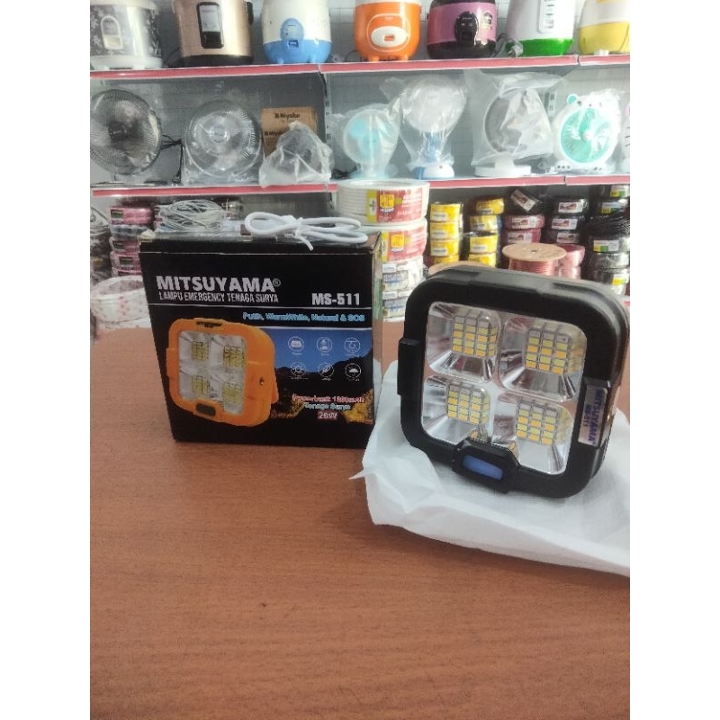 LAMPU EMERGENCY TENAGA SURYA MITSUYAMA 20W MS-511