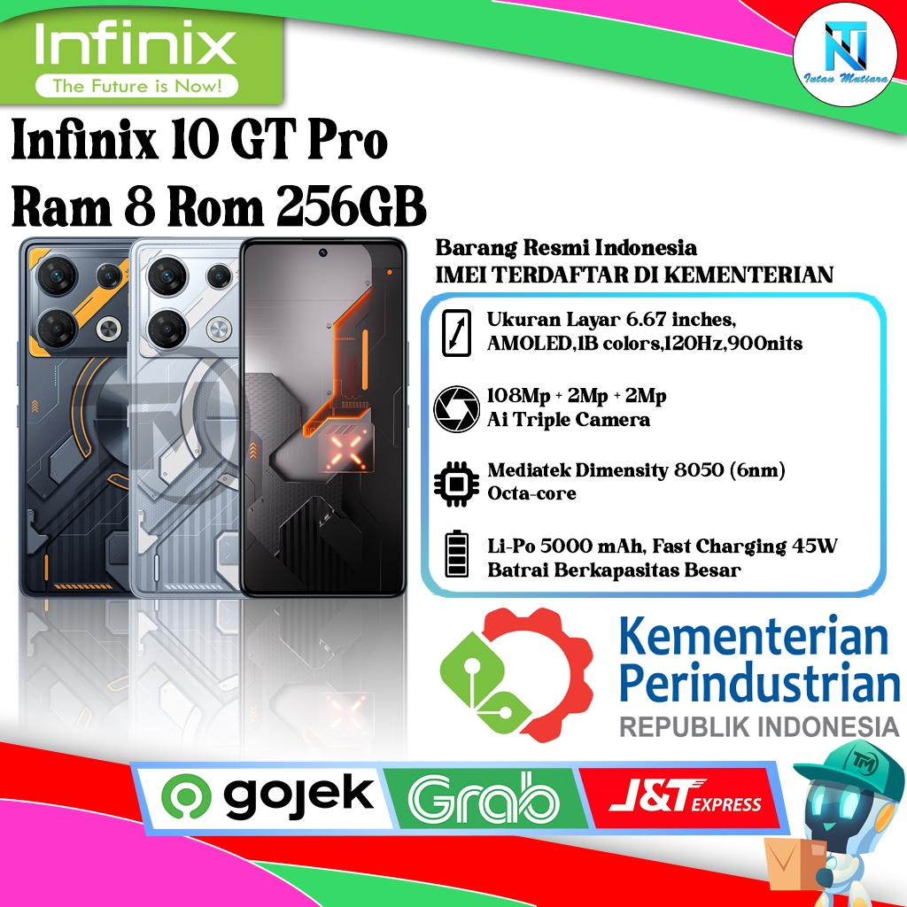 Infinix GT 10 Pro 5G Ram 8 Rom 256GB