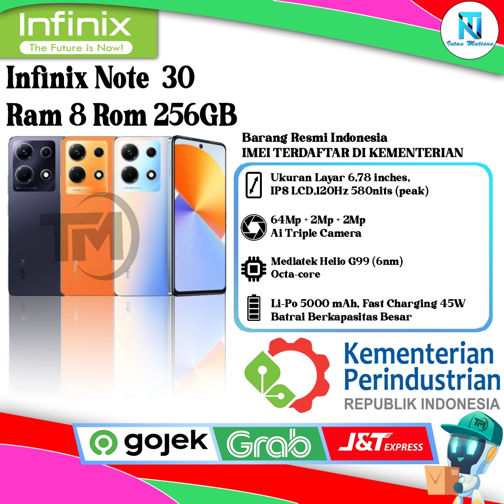 Infinix Note 30 Ram 8 Rom 256GB