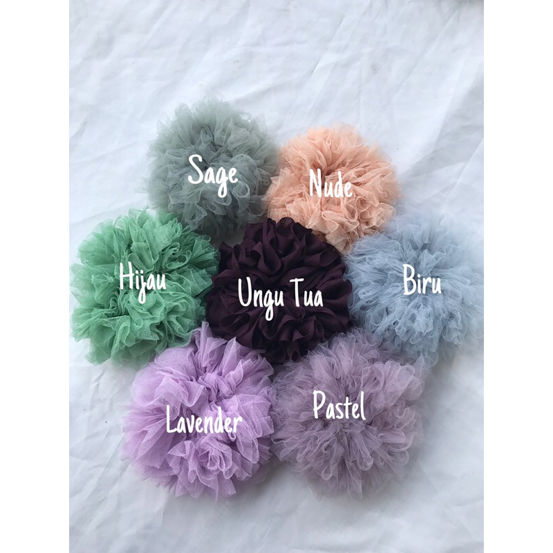 SCRUNCHIE JUMBO TILE / CEPOL HIJAB JUMBO TILE / IKAT RAMBUT HIJAB JUMBO TILE