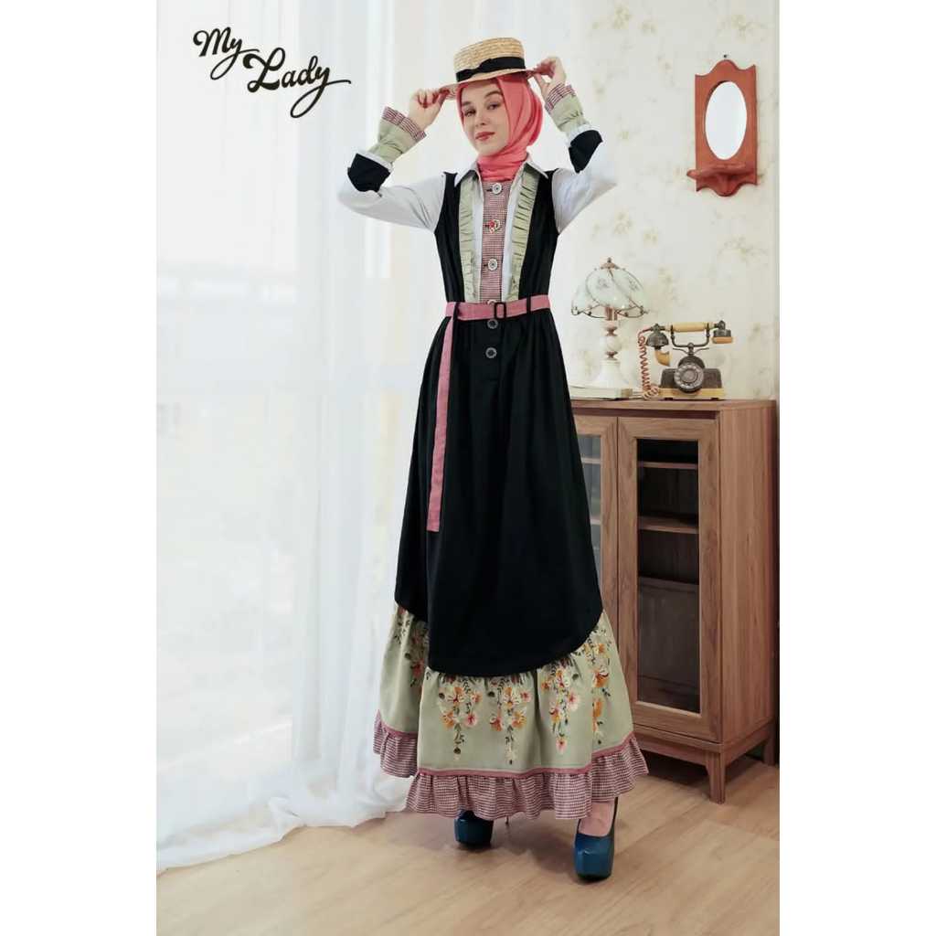 Tuneeca Gerbera T-0523016 / Tuneeca My Lady / Gamis Kekinian