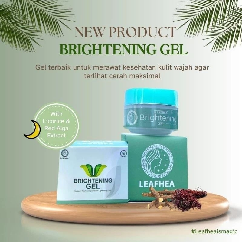 Brightening Gel Glowing 100% ORIGINAL Leafea Member