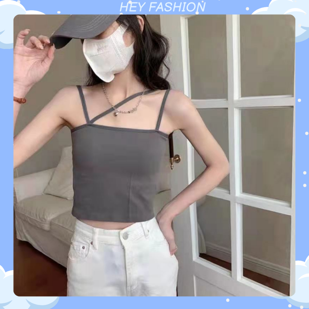 HF~BR791 TANK TOP BRA MODEL KEKINIAN TANK TOP WITH BRA KOREAN STYLE KEKINIAN REALPICT