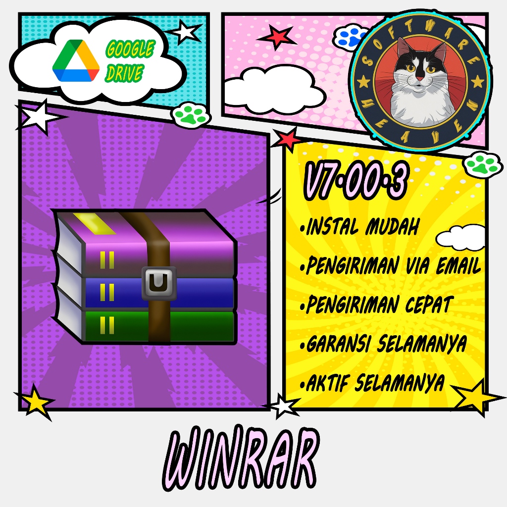Winrar v7.00.3 Full Version (Versi Terbaru)