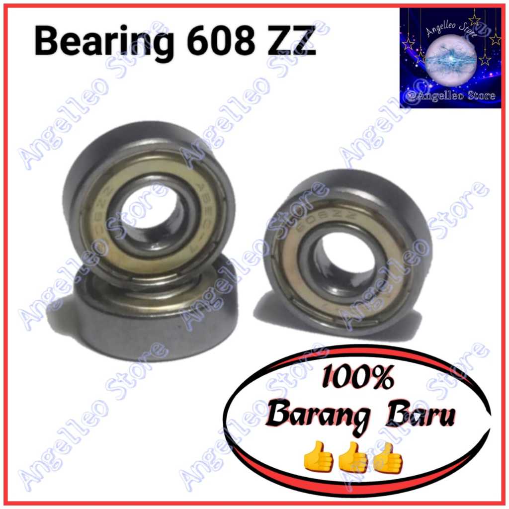 Bearing 608 ZZ Stainless Steel~Kelahar 608 ZZ Stainless Steel