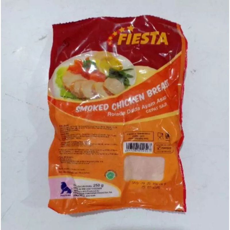 

FIESTA smoked chicken breast 10pc [ rolade dada ayam asap ]