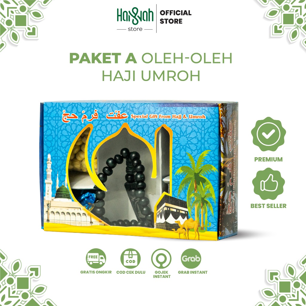 

Paket "A" Oleh Oleh Haji Umroh Hemat ekonomis
