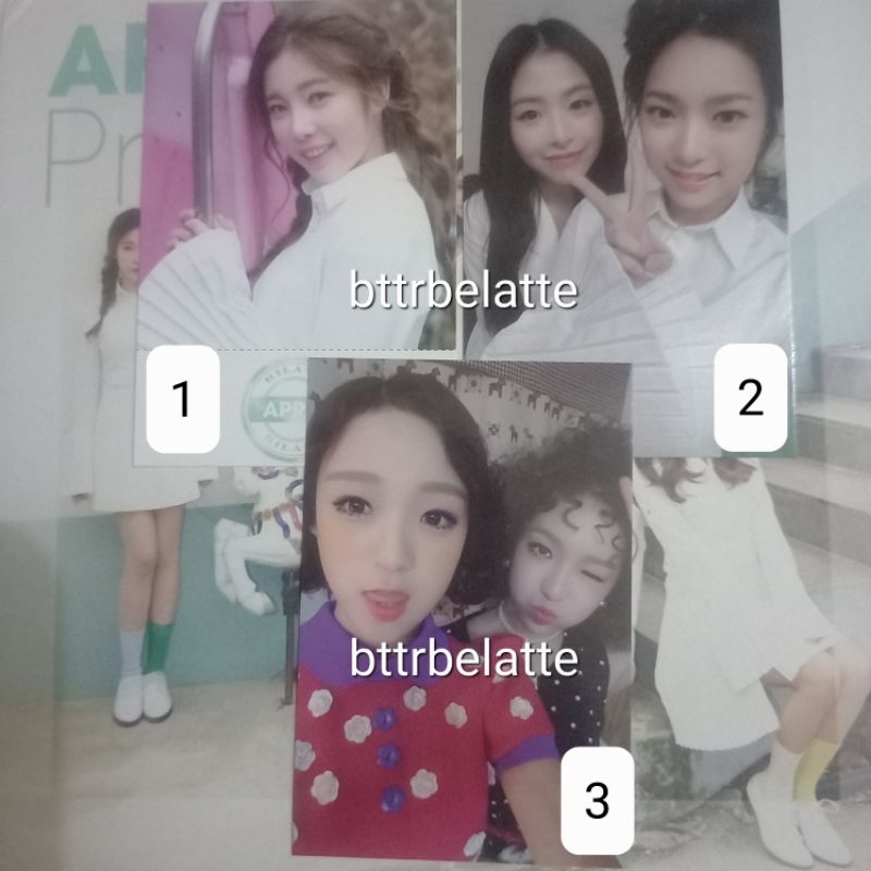 PC PHOTOCARD APRIL PRELUDE APRIL STORY ALBUM CHAEKYUNG CHAEWON YENA JINSOL
