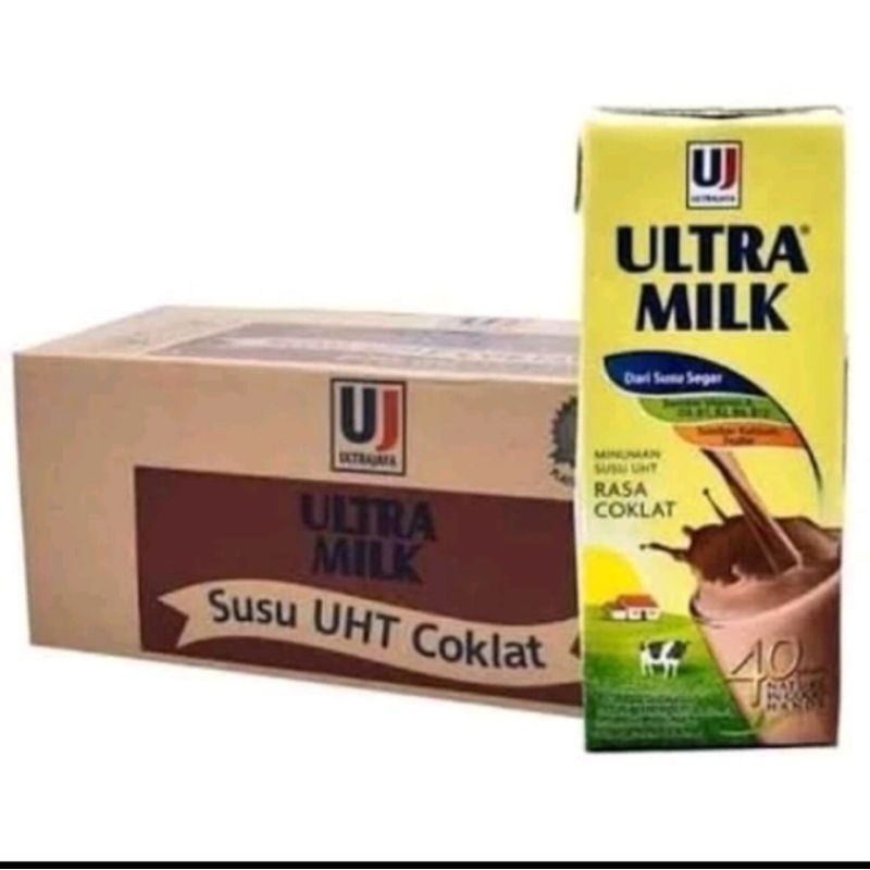 

ultra milk 200 ml rasa coklat,strawberry