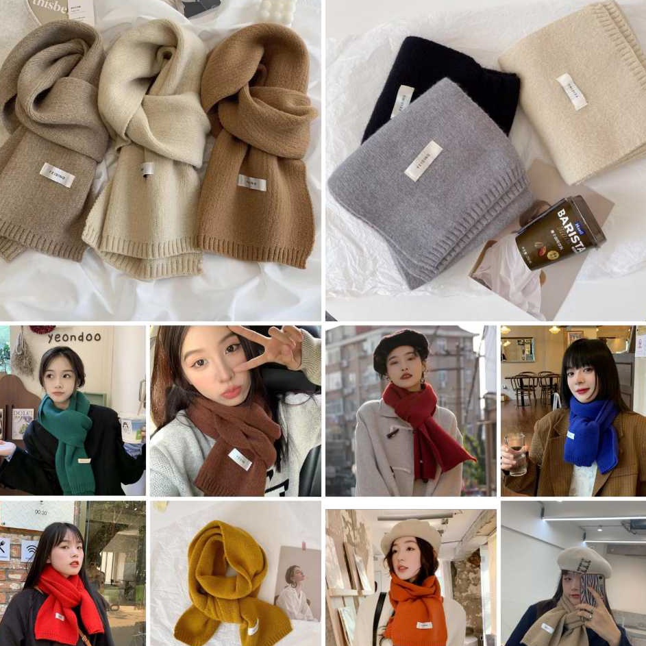 1111 Syal rajut korea Syal winter syal musim dingin Syal leher auntum Scraft winter syal knit