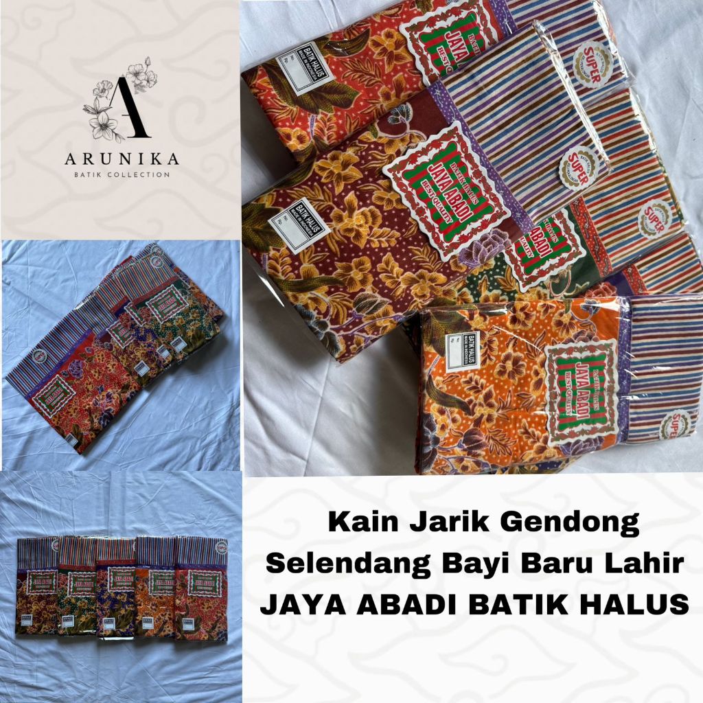 Kain Jarik Gendong Selendang Bayi Baru Lahir JAYA ABADI BATIK HALUS