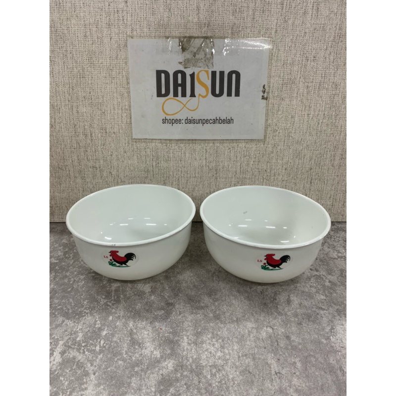 MANGKOK PLASTIK BESAR MANGKOK MOTIF AYAM JAGO JUMBO DS3388