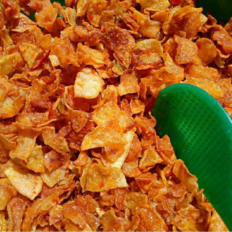 

kering kentang 1kg bumbu balado pedas manis .FREE BUBBLE WRAP!!