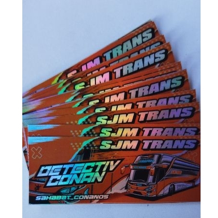 

stiker conan hologram ori 1 pcs