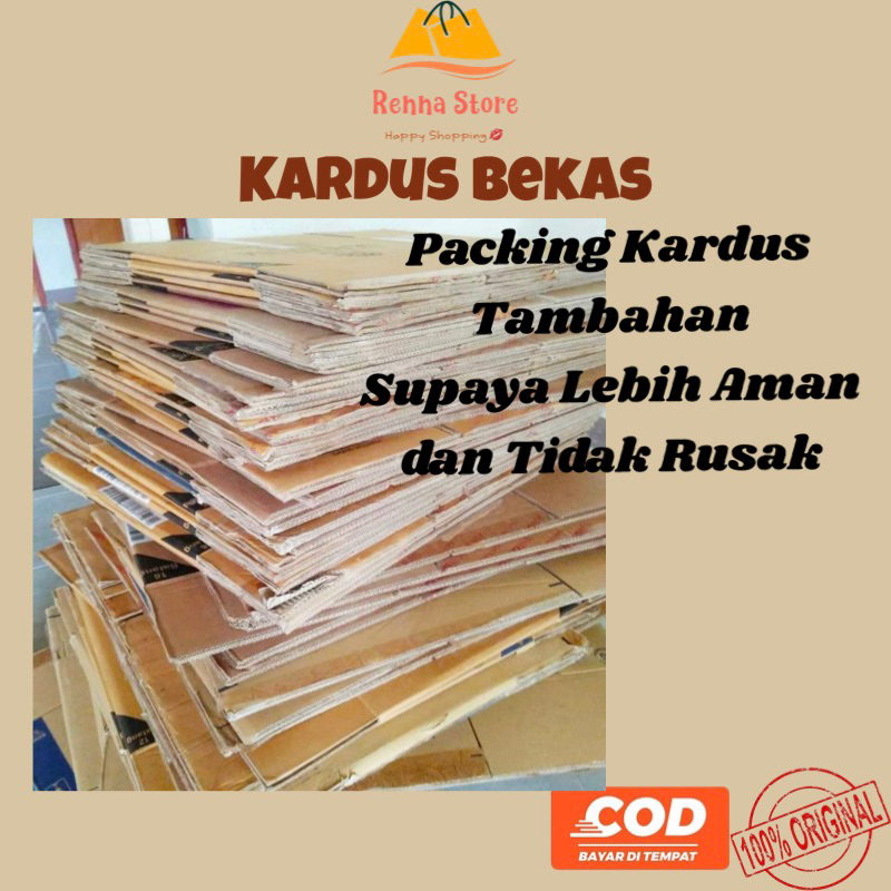 

Packing Tambahan Kardus Bekas, supaya lebih aman dan tidak rusak