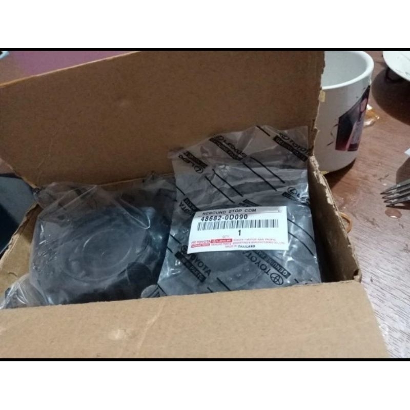 Vios gen 3 karet support karet supot tatakan shock depan