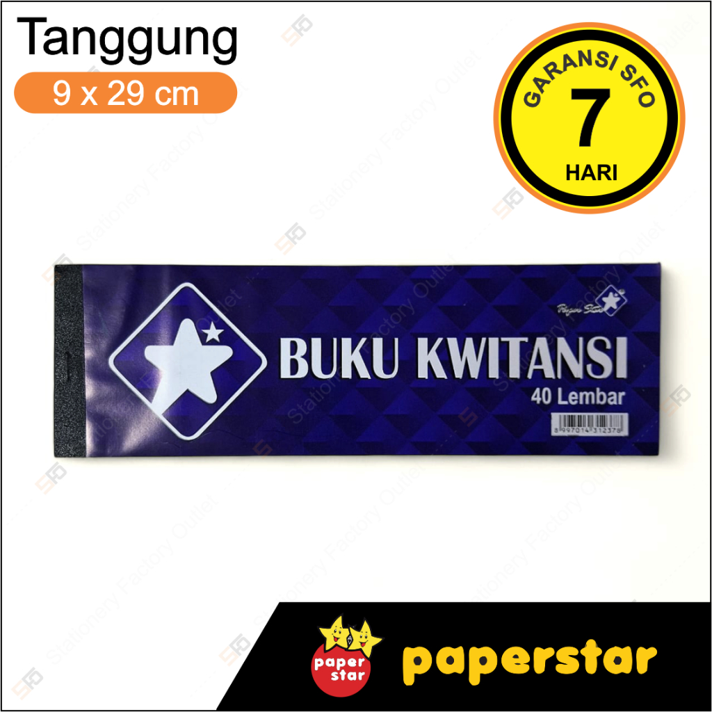

Buku Kwitansi Paperstar Tanggung - SFO Semarang Official