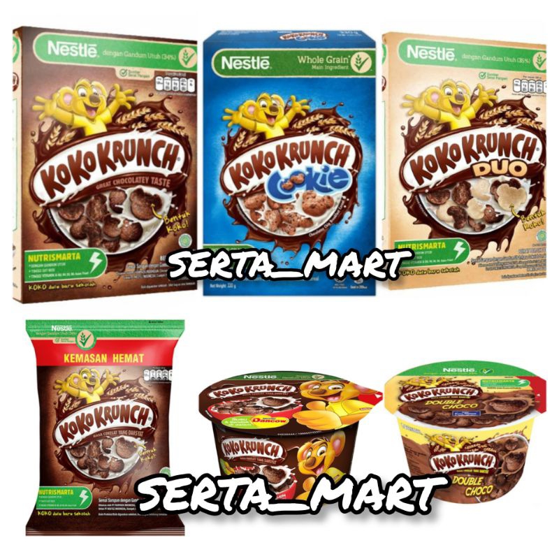 

Nestle Koko Krunch Cereal Box 150gr / Duo 300gr / Cookie / Cup / Sereal Koko Crunch