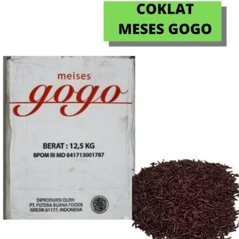 

GOGO MEISES COKLAT KEMASAN REPACK 1KG