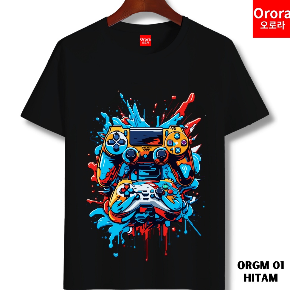 Harga Termuraah Orora Kaos Distro Premium Stik Games Gaming Player Playstation  Baju Atasan Sablon P