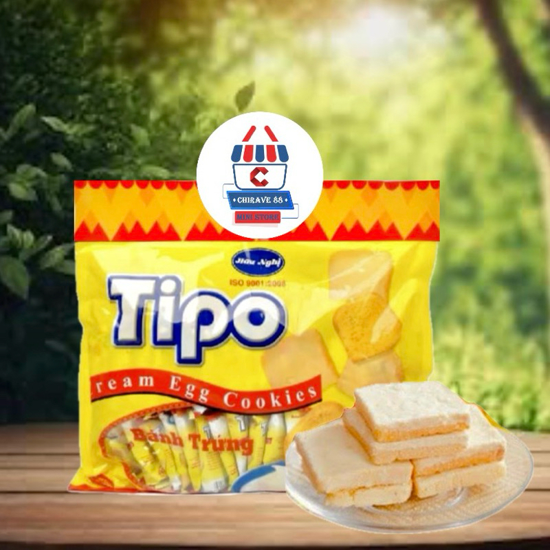 

Tipo Banh Trung Milk Cream Egg Cookies - Kukis Vietnam dengan Krim Susu 160g