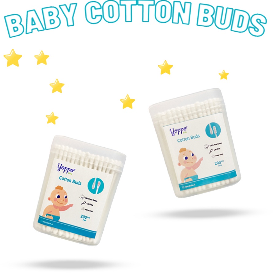 FSASH SALE Yoppo Baby Cotton Buds Bayi  Cotton Bud Spiral  Cotton Bud Sendok