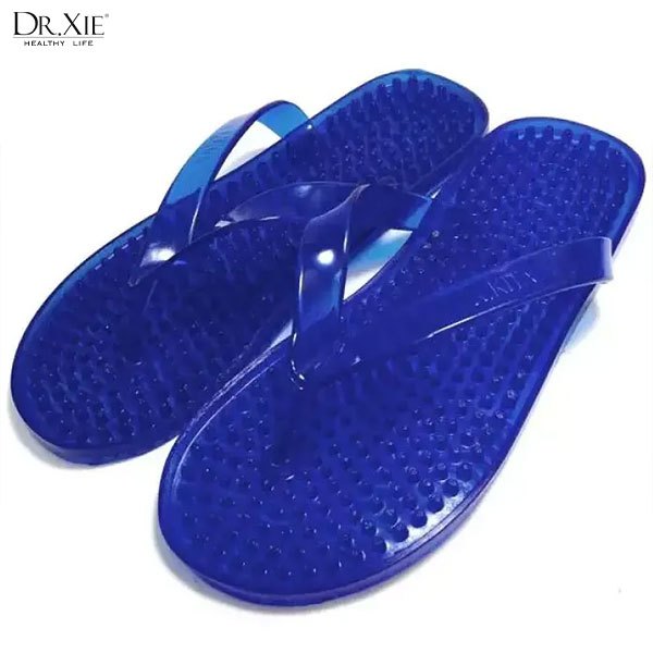 Sandal Pijat Refleksi Akunpuntur Terapi jepit kaki duri kecil/sandal kesehatan pria wanita/sendal jepit reflexology duri terapi Transparan/Sandal Refleksi Terapi Rematik-1