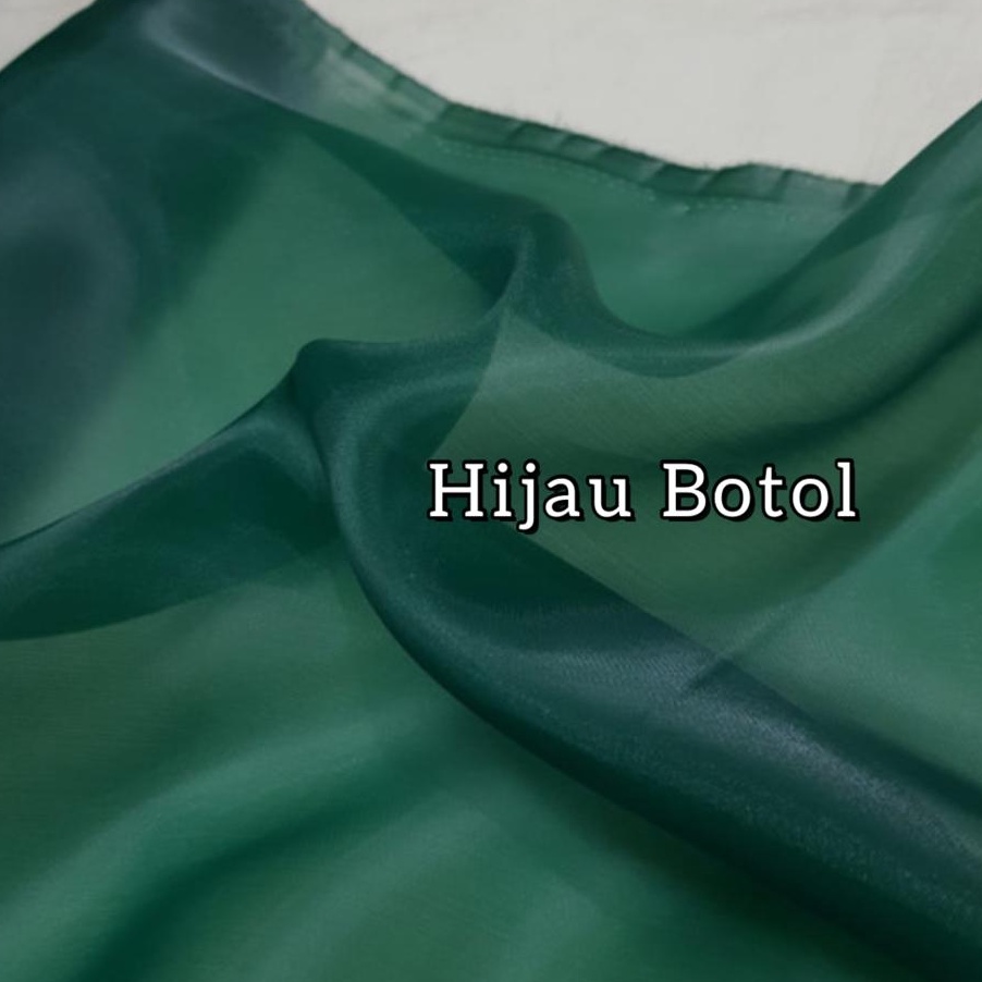 Ready Stok Kain OrganzaKain kaca OrganzaKain Organsa Polos