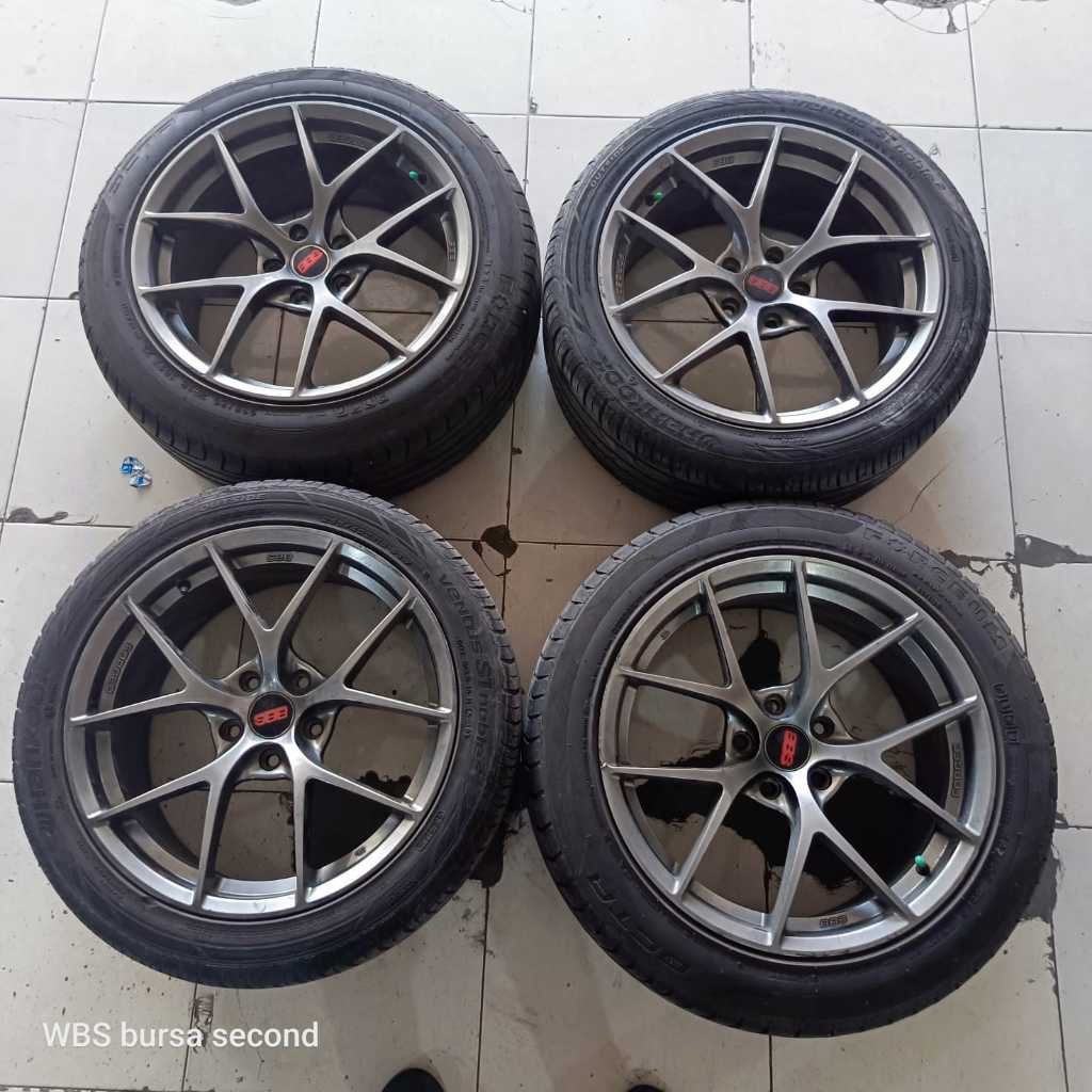 Velg Mobil Bekas BBS R18x8 5x114 Et40 +Ban 235 50 R18