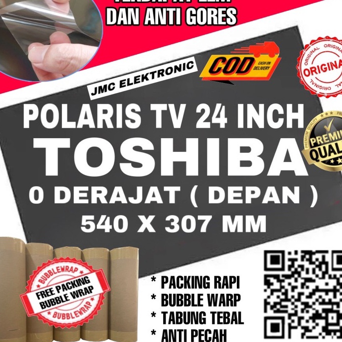 Terlaku Polarizer Tv Lcd Toshiba 24 Inch  derajat Polaris Luar Lcd 24 Inc Polariser 24in depan 54x37
