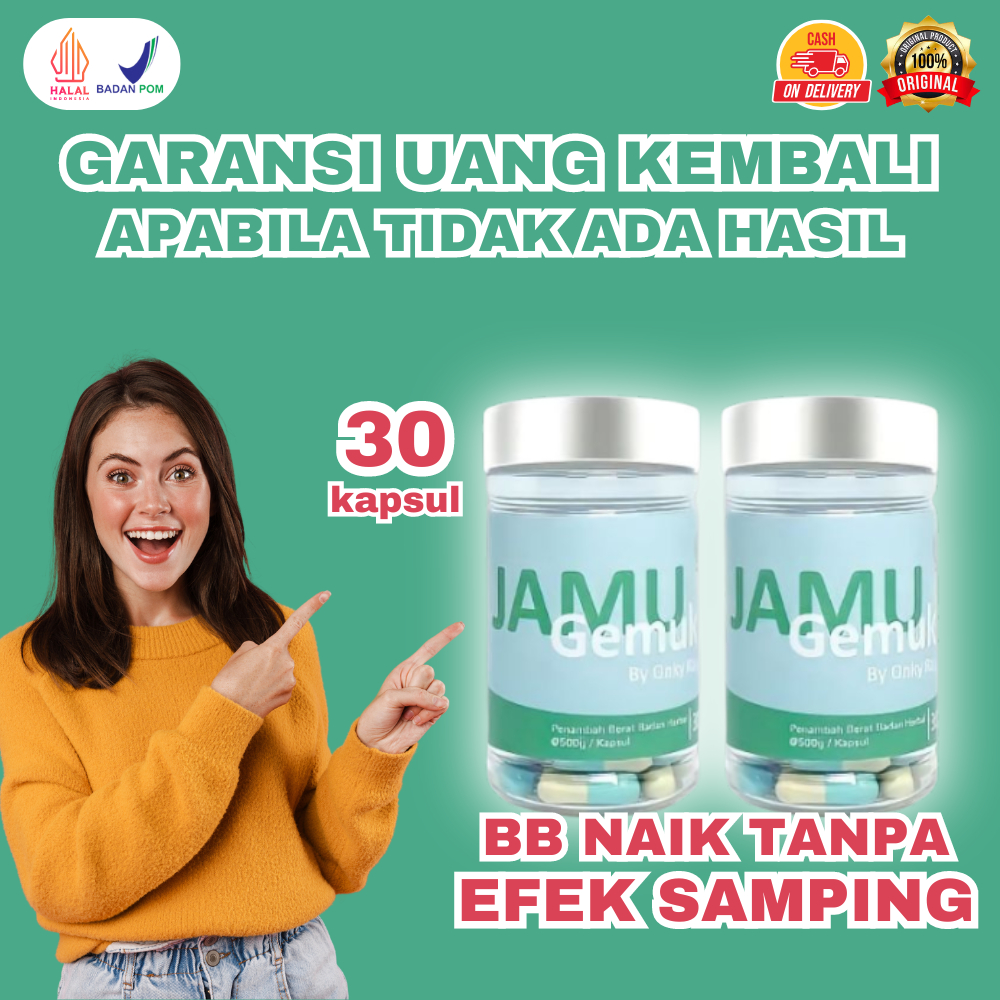 

Jamu Gemuk By Onky Ray naik 5-18kg Djamu BYOR WG product Penggemuk Badan Alami