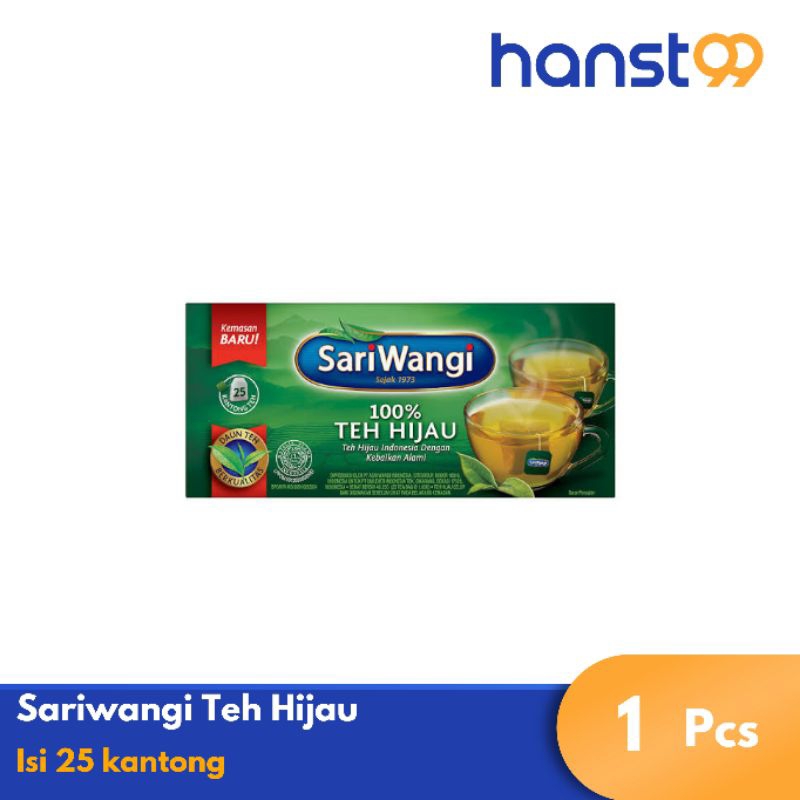 

Sariwangi Teh Celup Hijau 25 kantong