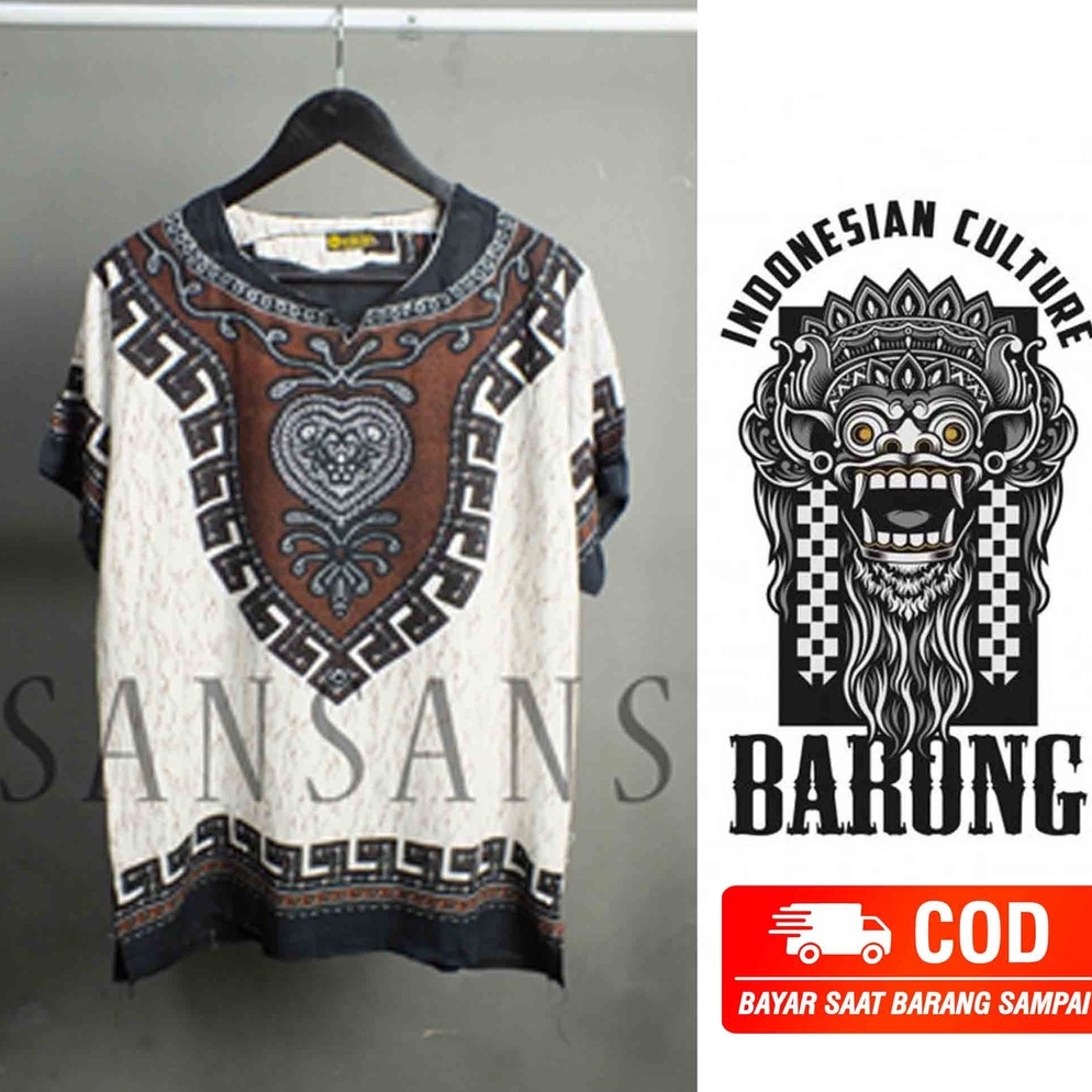 Siap Kirim BAJU DASHIKI TERBARU MOTIF ASMAT PUTIH  KAOS DASHIKI UNISEX  BAJU ASMAT  BAJU SANTAI