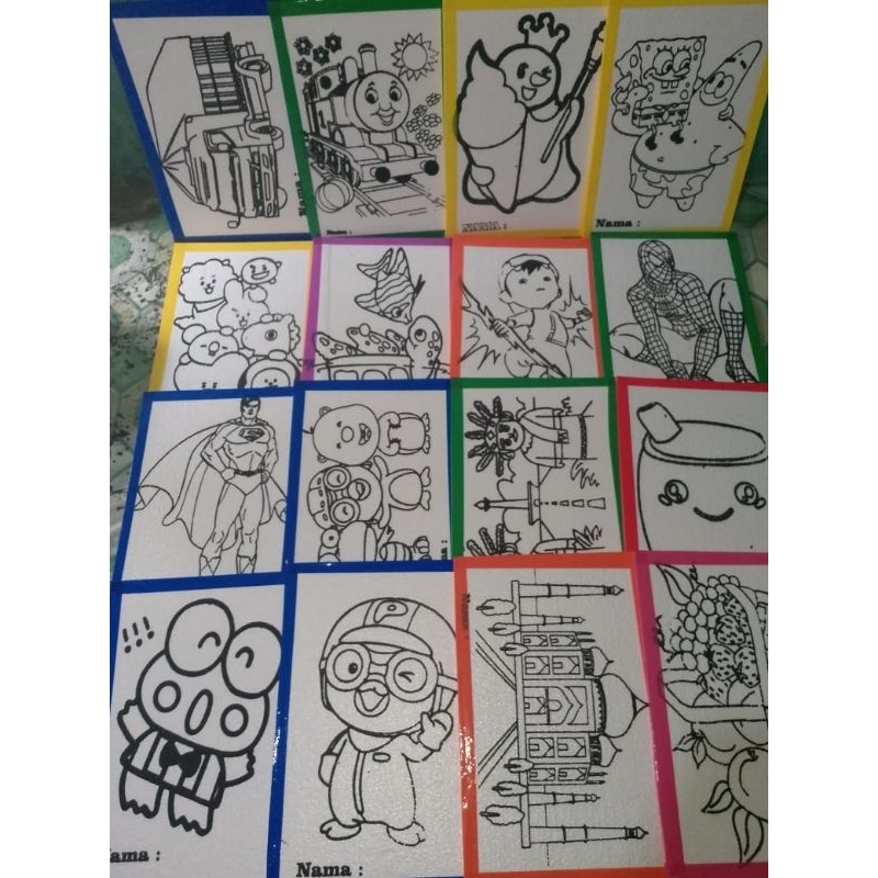 

YUH paket 6 pics + cat 5 warna + palet cat + kuas ( lukis sterofoam double