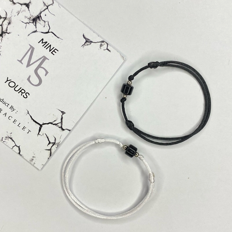 Gelang Couple BLUSMOTE MINE & YOURS Gelang Couple Pasangan Sahabat Simple